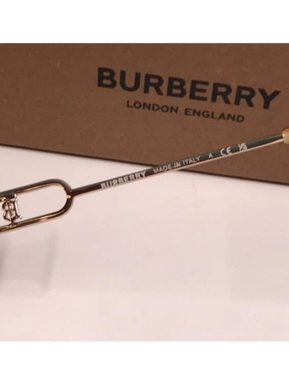 New Authentic Burberry BE3128 1808 Gold Eyeglasses - Picture 11 of 12